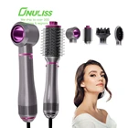 Hot Air Brush Styler 1 Step Hair Styler Hair Dryer Volumizer 2-in-1 Negative Ion Hair Straightener