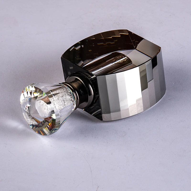product unique design beveled mirror glass empty bottle 12ml temperament fashion crystal perfume bottle-7