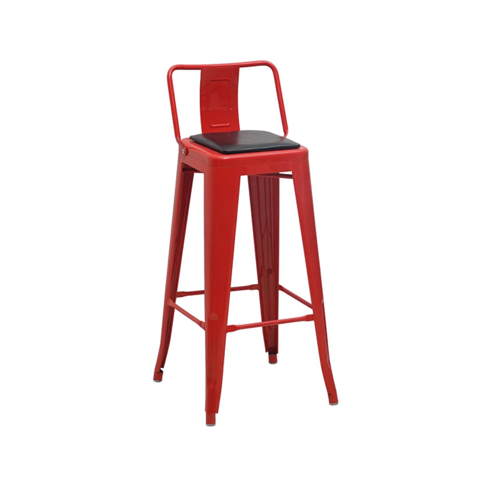 Bar Furniture Counter Height Stool Chairs Industrial Restaurant Dining Metal Wholesale Kitchen High Bar Counter Chair