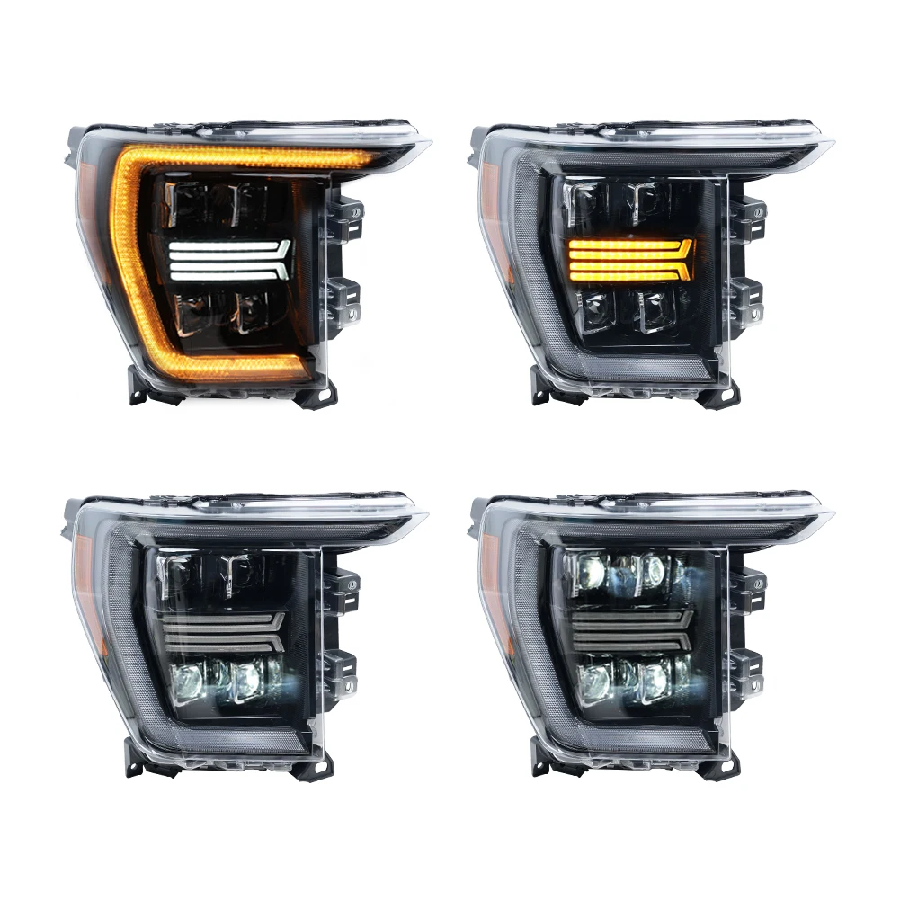 product headlight head light led lens headlights head lamp for ford f150 f 150 f 150 headlamp pick up 2022 2023 plug and play-8
