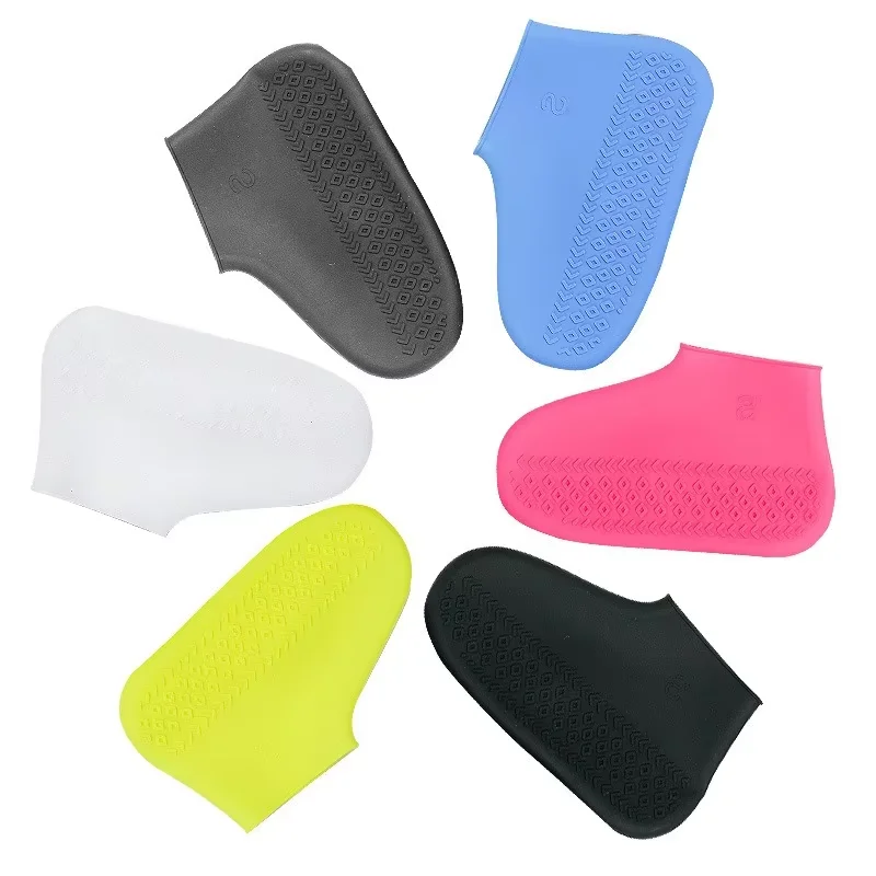 Portable Silicone Waterproof Rain Boots for Camping Rain Gear supplier