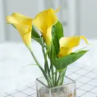 Calla Lily Wedding PU Mini Calla Lily Artificial Natural Real Touch Flower For Wedding Decoration