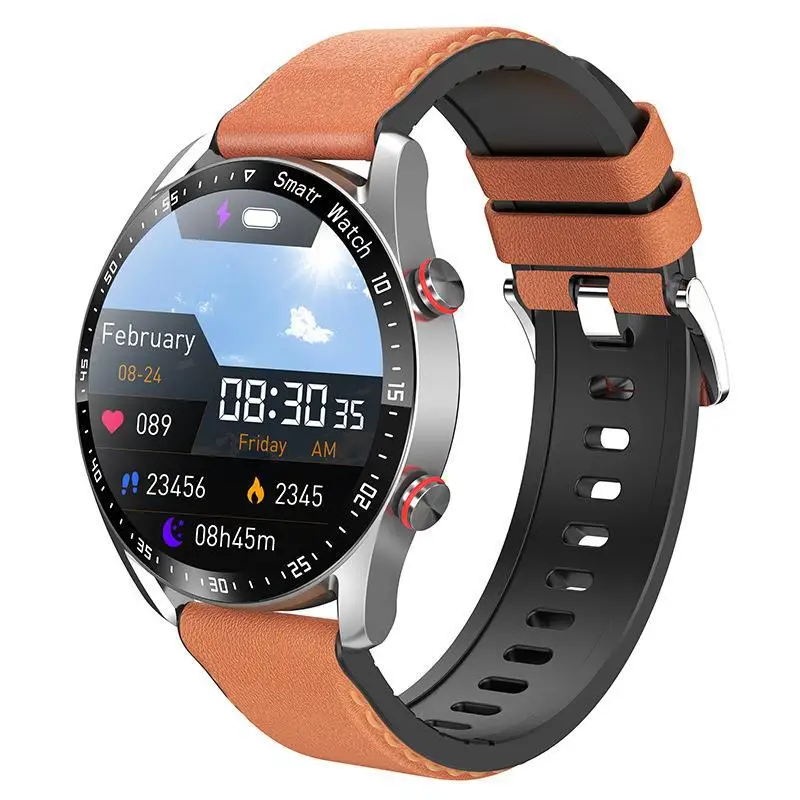 HW20 sport watch for men Ecg Ppg fitness tracker Heart Rate Wristband Round Smart Bracelet Waterproof smart watch ip68