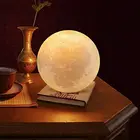 Lamp Hesheng Factory Christmas Gift Kids Led Night Light Moon Lamp Customised Big Blue Tooth Floating 3D Moon Lamp