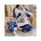 Sleepwear Summer Cute Sleepwear Pajamas Summer Short Sleeve Printed Patterned Pajamas