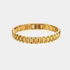 Bangles Removable Chain 316L Stainless Steel PVD Plating Gold Bracelet Bangles For Men And Women