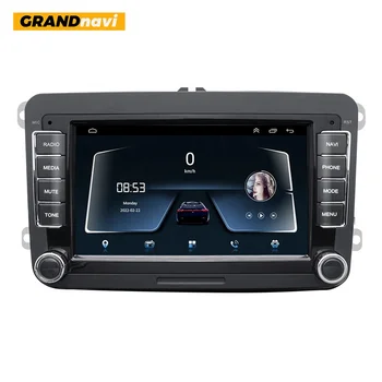 Grandnavi best selling Universal android 7 inch 4 core autp car radio multimedia dvd video player for VW universal