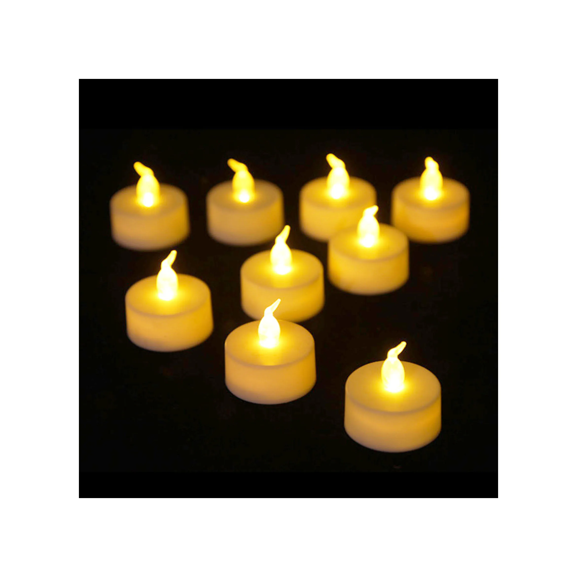 2023 Hot sell Home decor Battery Powered Flameless Flashing Led Candle Party decorations Led Tea Light Electronic candle