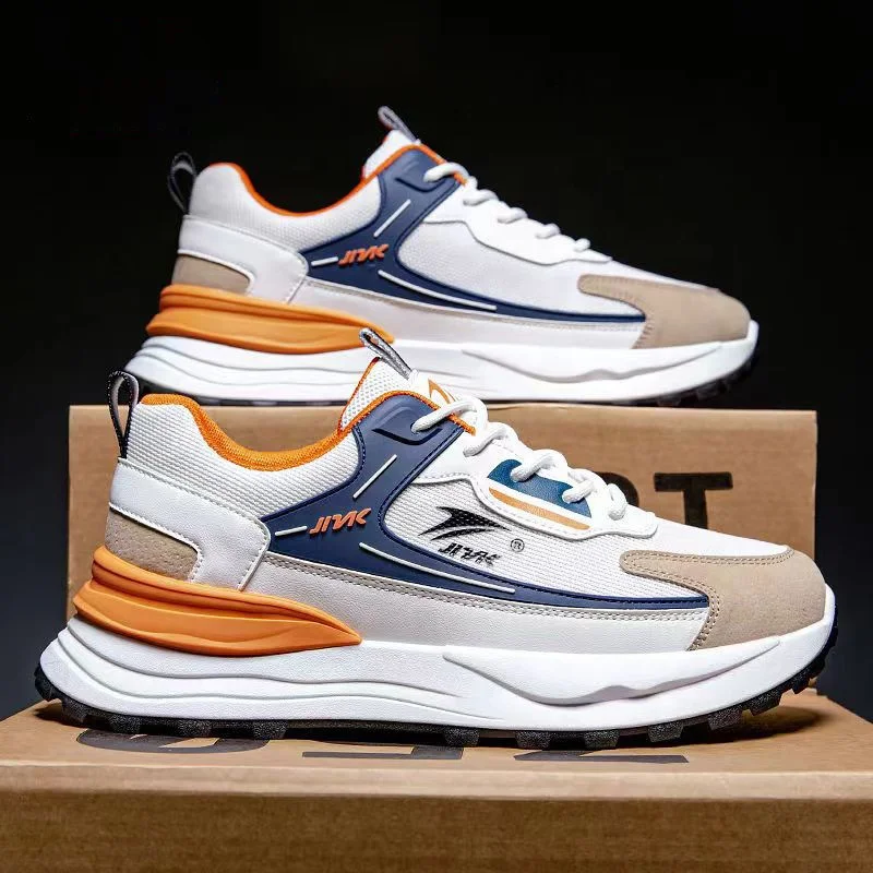 New design lace-up men sport shoes male running shoes sneakers chaussure sneakers for men