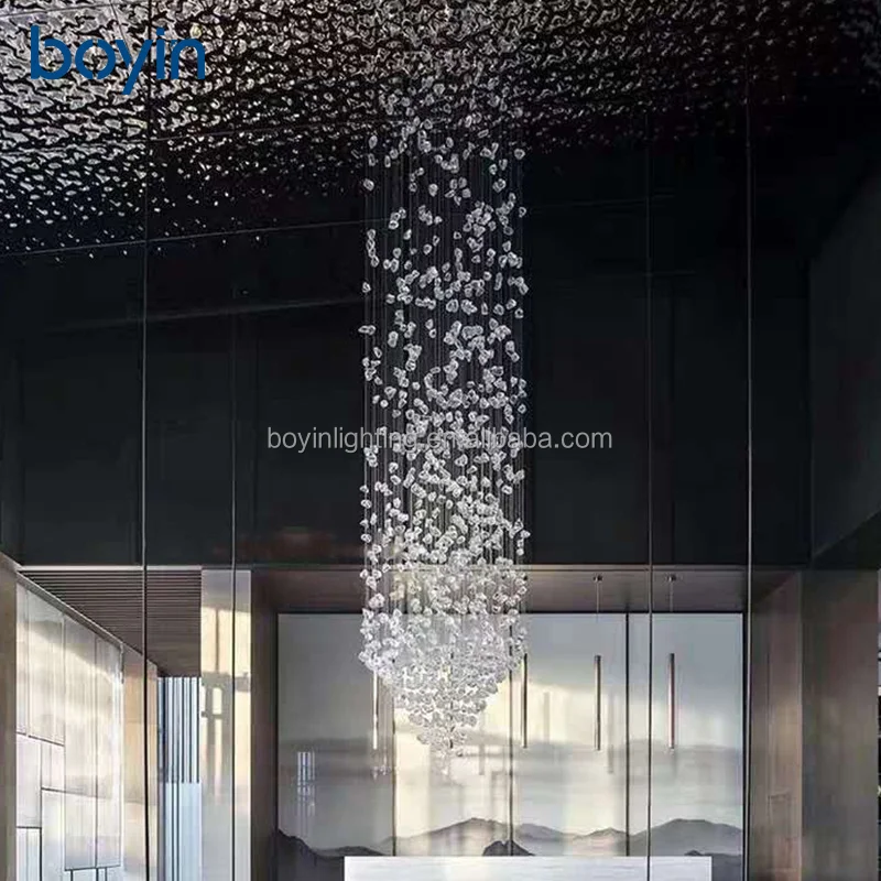 custom nordic pendant light luxury chandelier distinctive creative project light for hotel lobby villa stairs by 3006-3