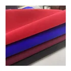 Organic Fabric Best Sell 120gsm Black Flocked Organic Fabric Knitting 54/58inch Hard Hand Feeling Use For Packing Box