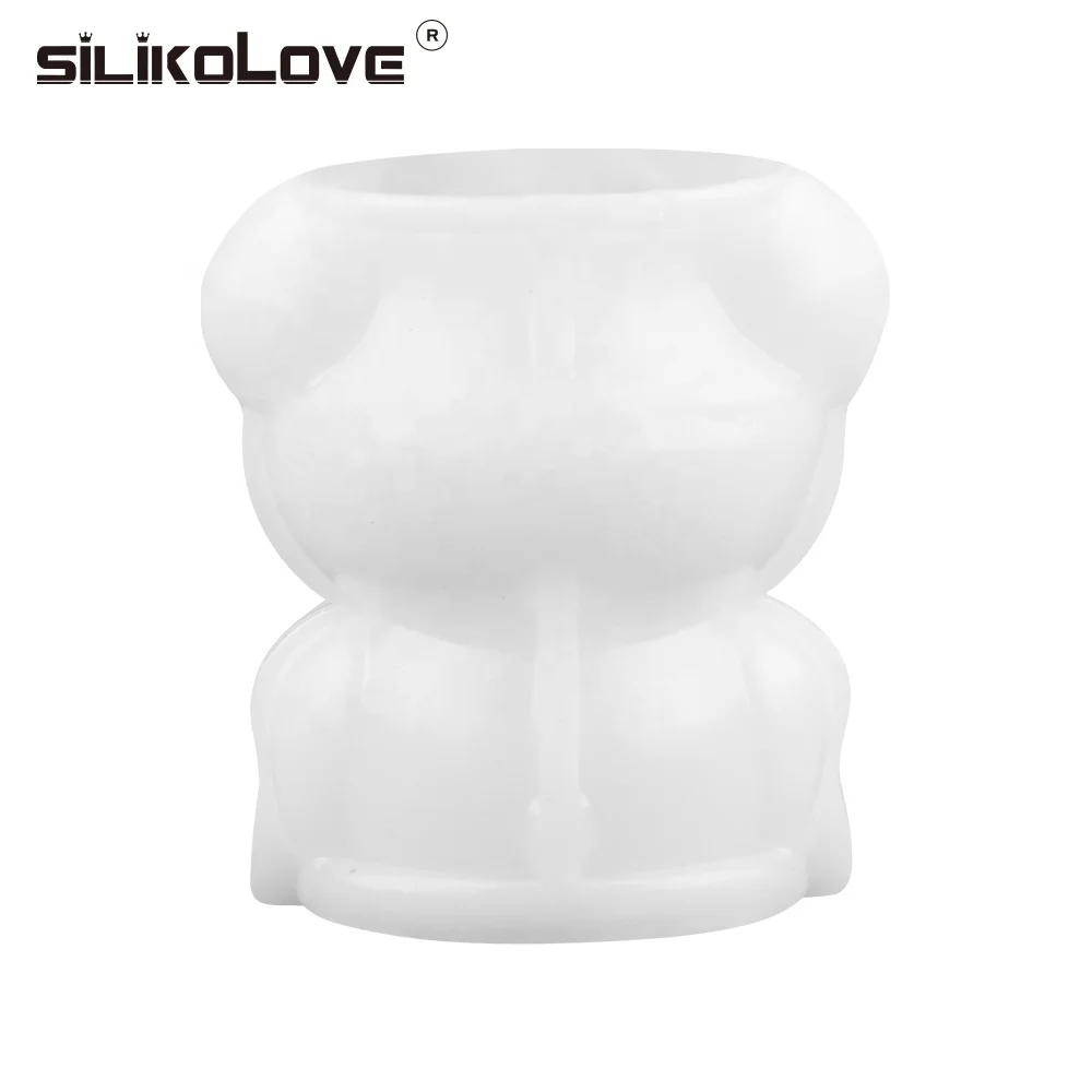 3D Silicone Mold DIY Bear Shape Ornament Mold Cake Decoration Tools Ice Cube Tray