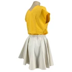 White Girls Skirt White Mini Printing Girls Sexy Short Faldas Verano Summer Cloth For Women Skirt