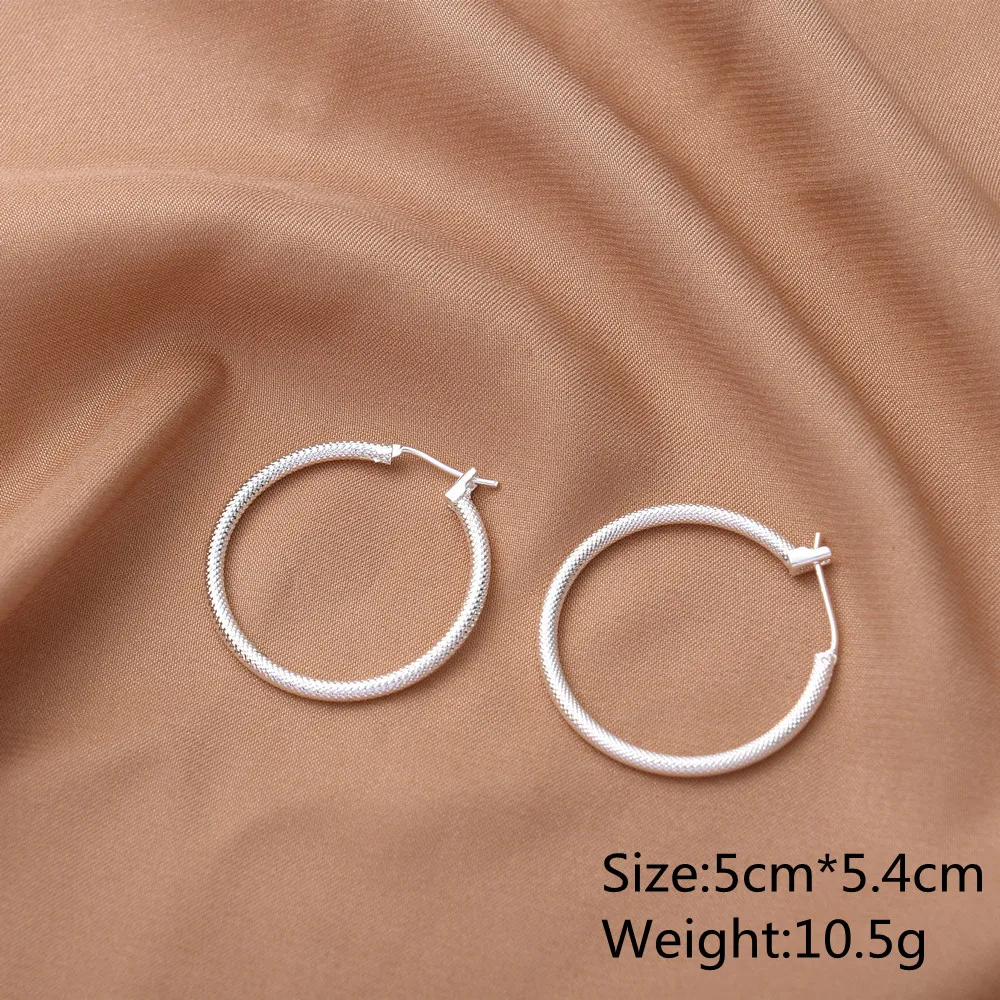 Hot sale earrings for women silver plated copper jewelry fashion accessories factory direct wholesale