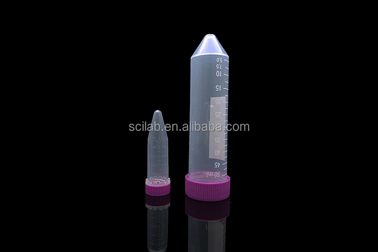 Various Specs 5ml 15ml 50ml Dnase Rnase Free Con Self Stand Pp Tube Lab