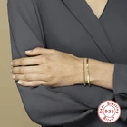 925 Silver Snake ROXI 925 Sterling Silver Women Ins Style Simple Flat Snake Bracelet For Women