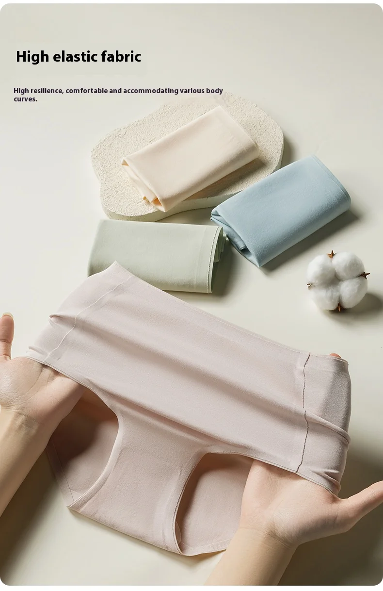 New Arrival Cotton Seamless Women's Panties Breathable and Antibacterial Ladies Panties Women's Underwear Custom OEM Supplier