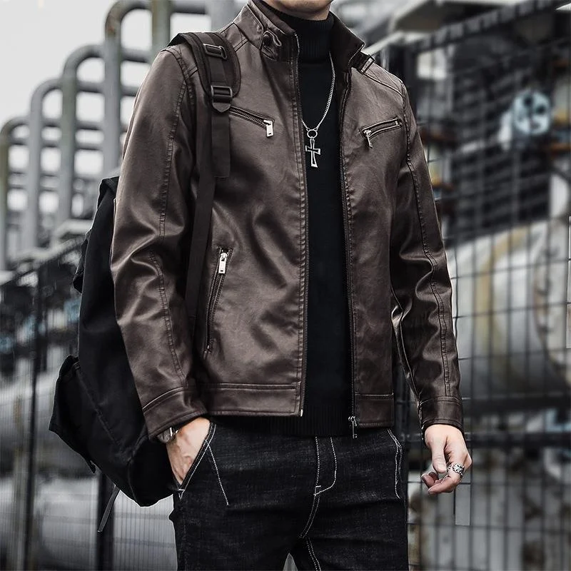 2024 High quality custom waterproof cowhide jacket for men, custom color 100% leather men's jacket