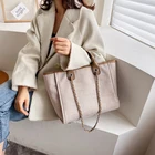 Tote Bags Trendy Large Canvas Tote Bags Eco Friendly Oversize With Leather Strap Handbags Pocket Logo
