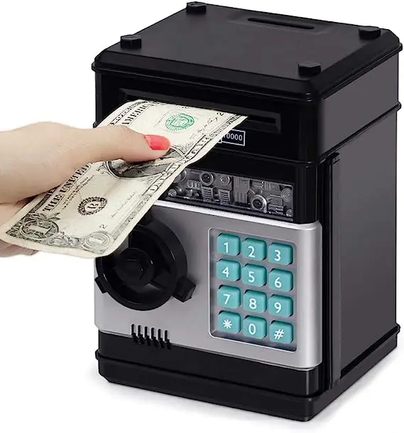 EPT Electronic Piggy Bank Safe Money Box Children Digital Coins Cash Saving Safe Atm Piggy Bank