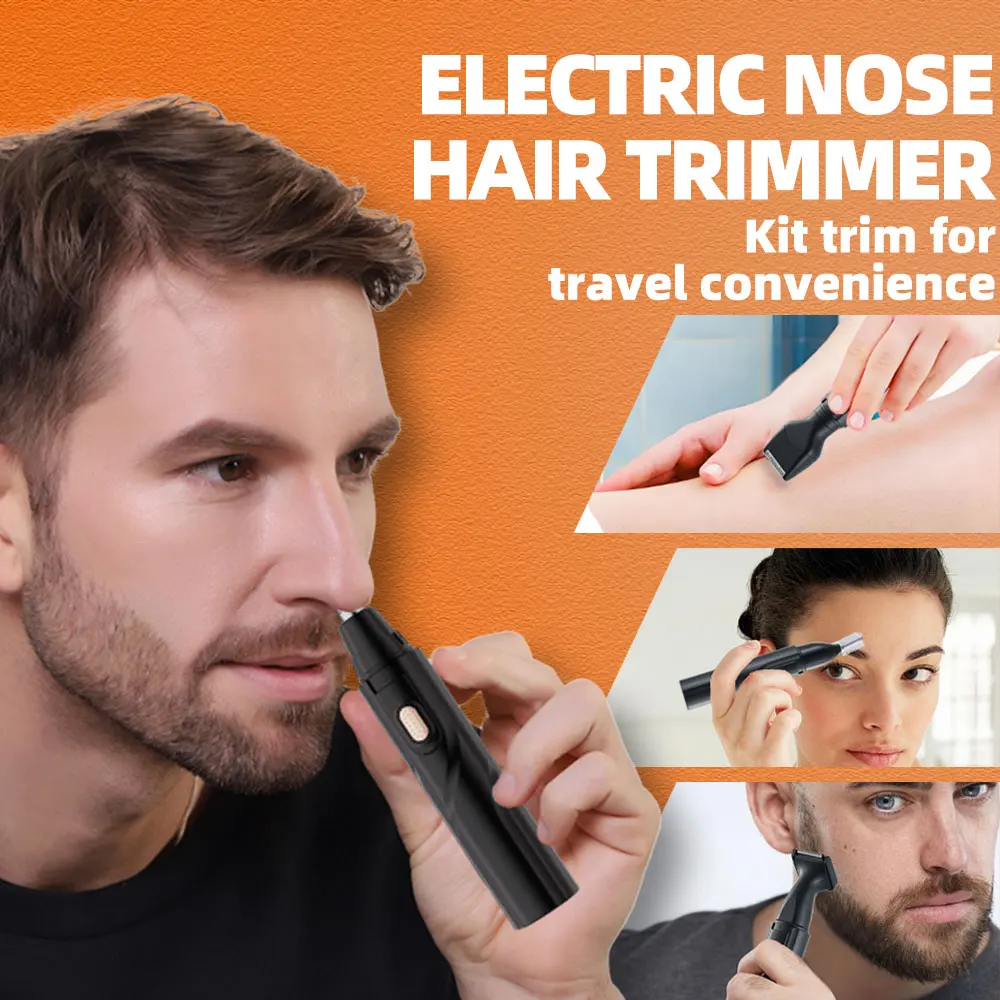 Portable Four-in-One Home Hair Salon Electric Shear New Charging Eyebrow Trimmer Nose Ear Hair Trimmer for Household RV Car Use supplier