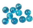 Blue Beads Beads Ornament Jewelry Aqua Blue Color Crystal Glass Plain Smooth Beads