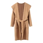 Coats Coat Women's Black Wool Coats And Jackets Long Cashmere Coats Ladies Woolen Coat