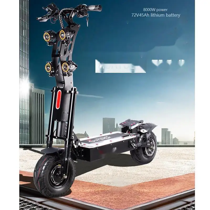 W W W Km Long Range Adult Dual Motor Electric Scooters