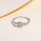 18k Gold Wedding Rings OEM 18K White Gold Diamond Fashion Luxury Design 21 Point Wedding Rings