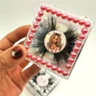 Band Eyelashes Private Label 5D Fluffy Mink 15mm False Invisible Band Eyelashes 3d Luxury Mink Lashes