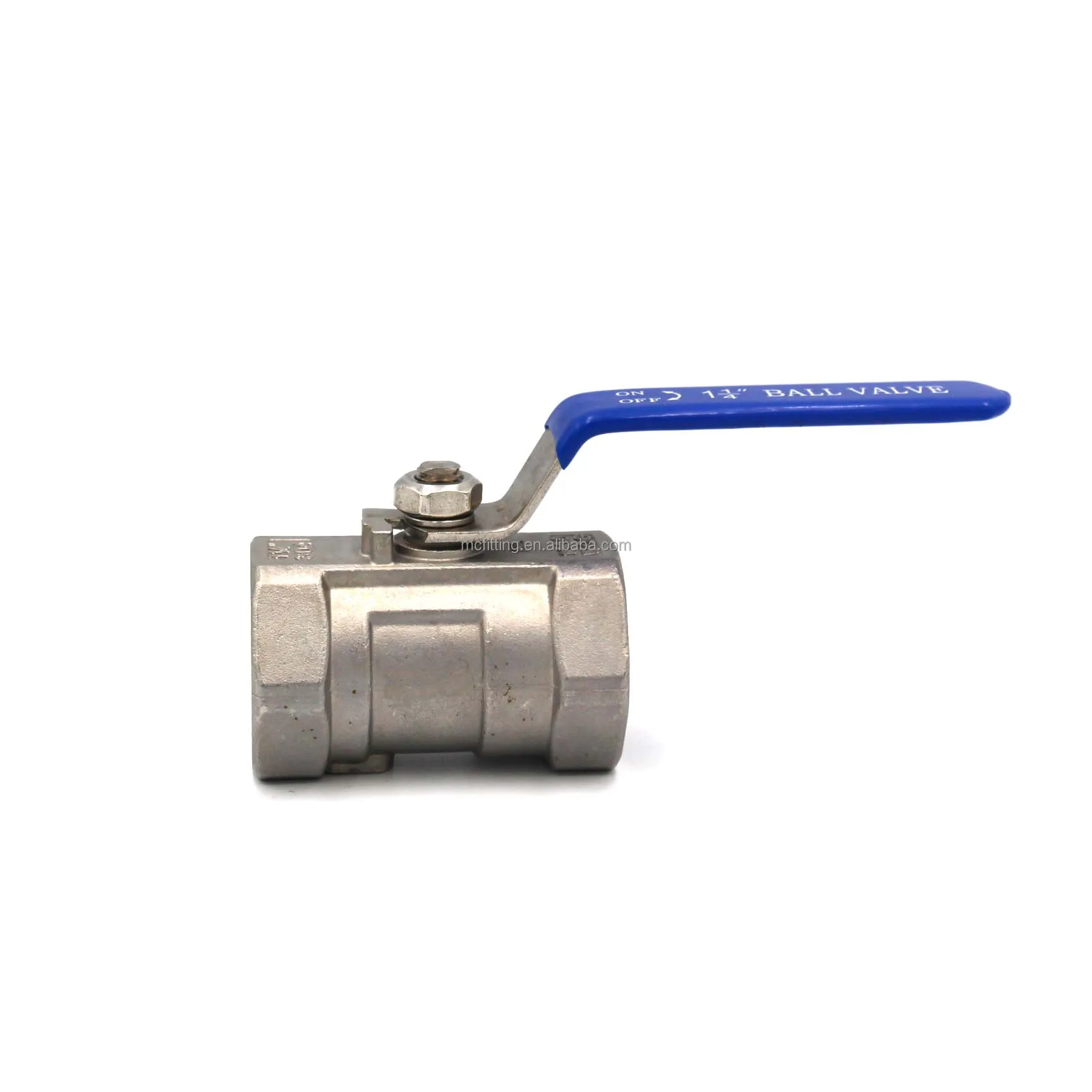 1000 wog Manual 1 PC Female Screwed Threaded  End Casting One Piece Ball Valve