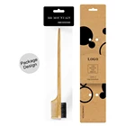 Bamboo Brush Bamboo Hair Brush Bamboo Customized Logo Bamboo Wood Boar Bristle Nylon Edge Control Hair Brush
