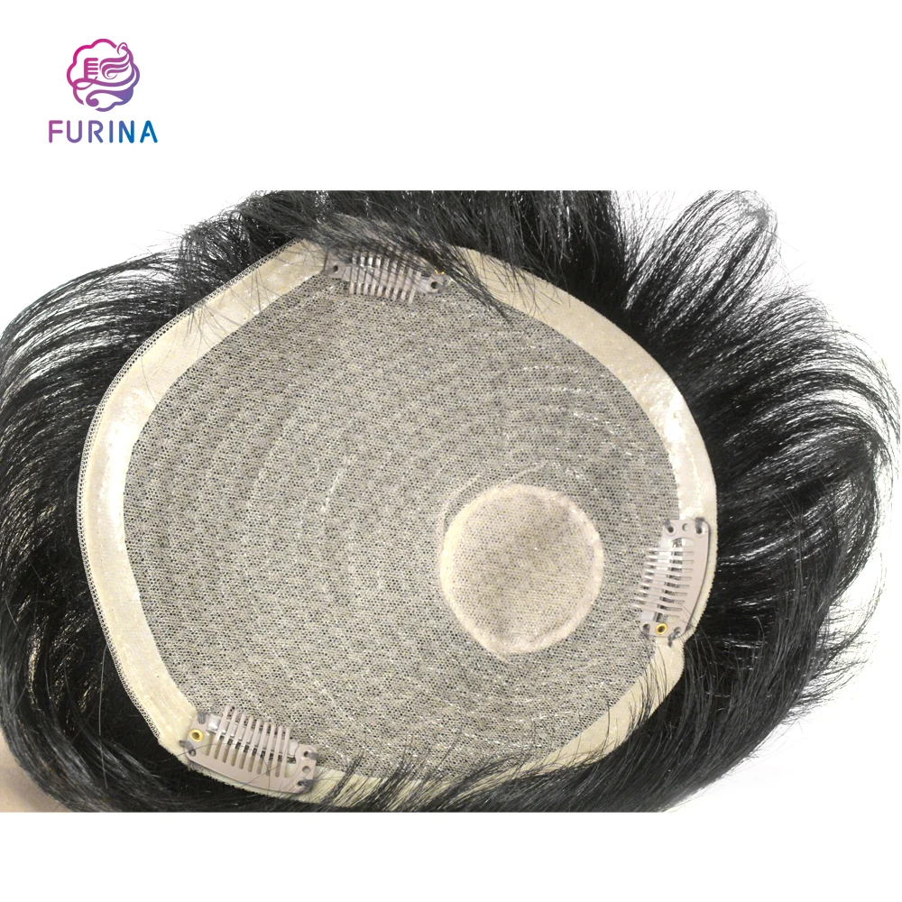Men Replacement Braizilian 100% Human Hair Men's Toupee Clips Human Hair  Extensions Lace Men Topper - Buy Men's Toupee Clips Human Hair Extensions  Lace Men Topper,High Quality Men Toupee Fine Mono 100%