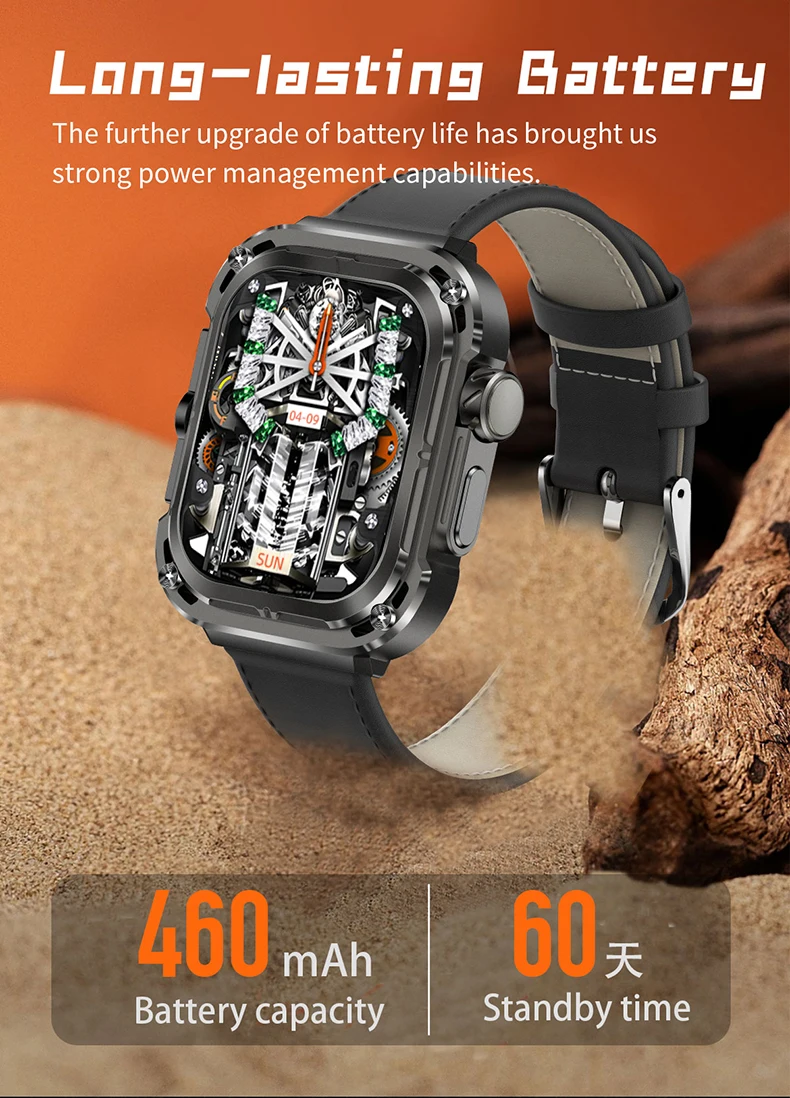 Valdus Mah Long Battery Android Smartwatch Compass Hd Ips