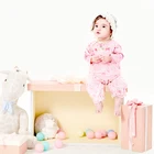Baby Clothes Breathable Cotton Lace Romper Suit Newborn Baby Clothes Rompe