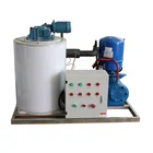 Ice China Fresh Water Air Cooling 1000kg Ice Flakes Making Machines 1 Ton/24h For Fish