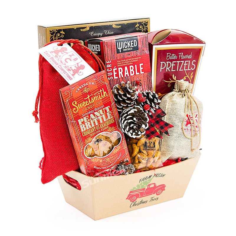 market tray empty gift baskets for wine and pampering hamper