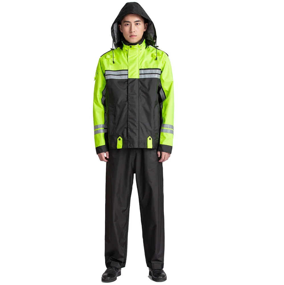 police reflective rain jacket