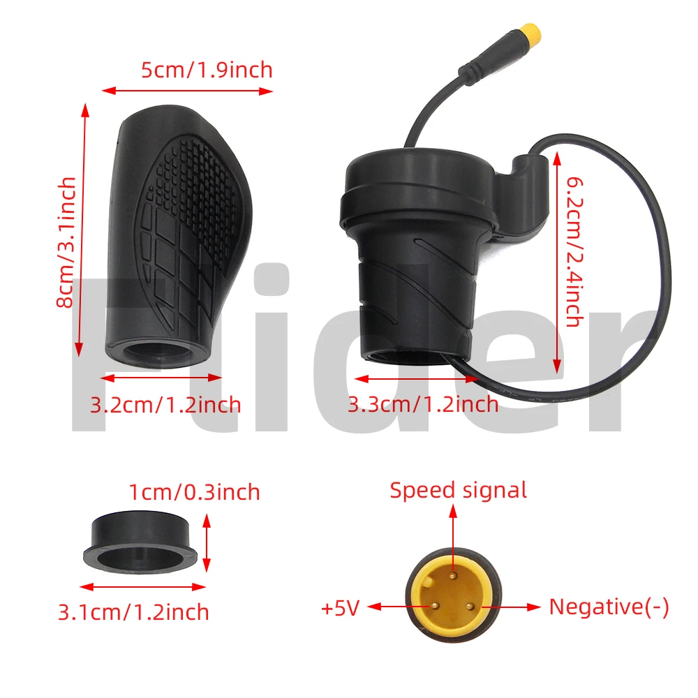 V8 scooter throttle 20inch Electric Accessory Twist Throttle for OUXI V8 FatBike electric scooter accessories parts