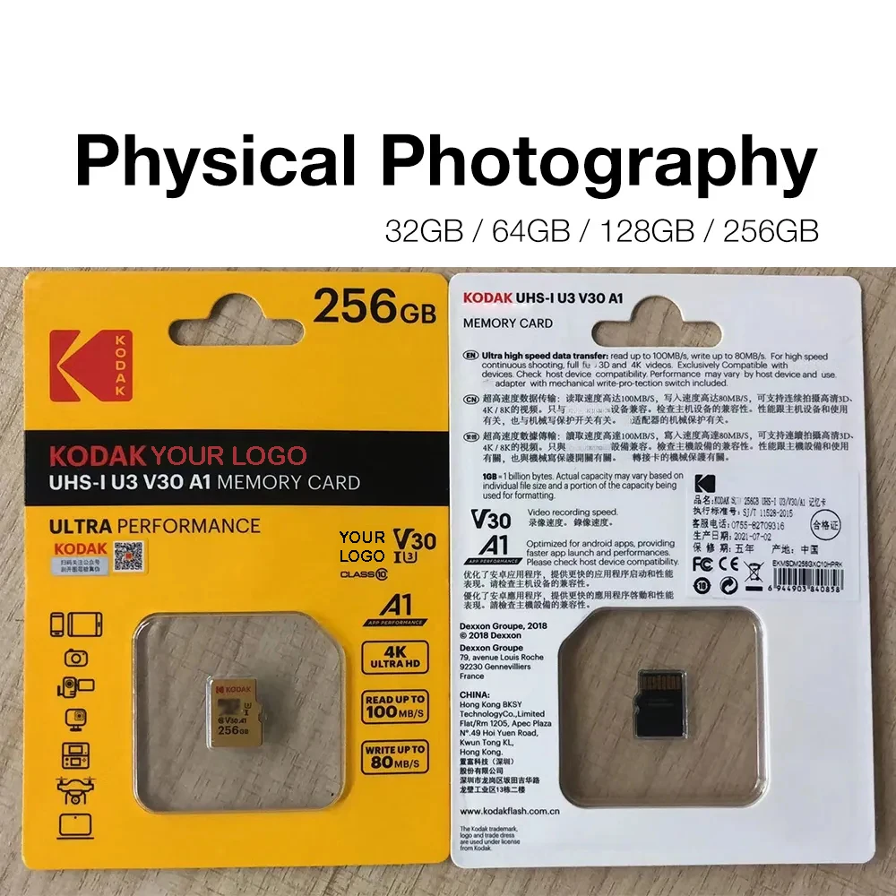 Kodak Sd Ultra Pro Performance Uhs Ii U3 V90 64gb 128gb 256gb Memory