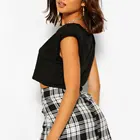 Mini Skirt Cute Mini Spring New Fashion Comfortable Women'S Plaid Split Front Woven Mini Skirt 2021 Cute Skirt