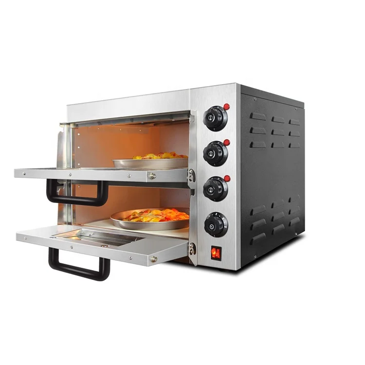 Electric Pizza Oven  Single Deck Commercial Baking Oven Fire Stone Catering CE 