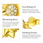 Gold Sunflower Earrings Sunflower Merryshine 925 Sterling Silver Women Sunshine Gold Flower Sunflower Stud Earrings