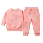 Children Top Wholesale Children Neck Crew Sweatshirts Pullover Boutique Autumn Winter Kids Tracksuits