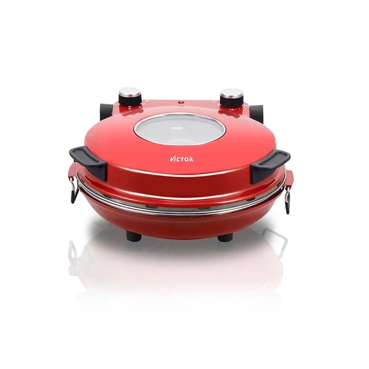 Máquina De Pizza Giratoria De Color Rojo De 12 Pulgadas,Horno Eléctrico  Para Pizza Con Piedra Y Sartén Para Hornear - Buy Eléctrico Pizza,Auto Pizza,12  Pulgadas Pizza Product on Alibaba.com