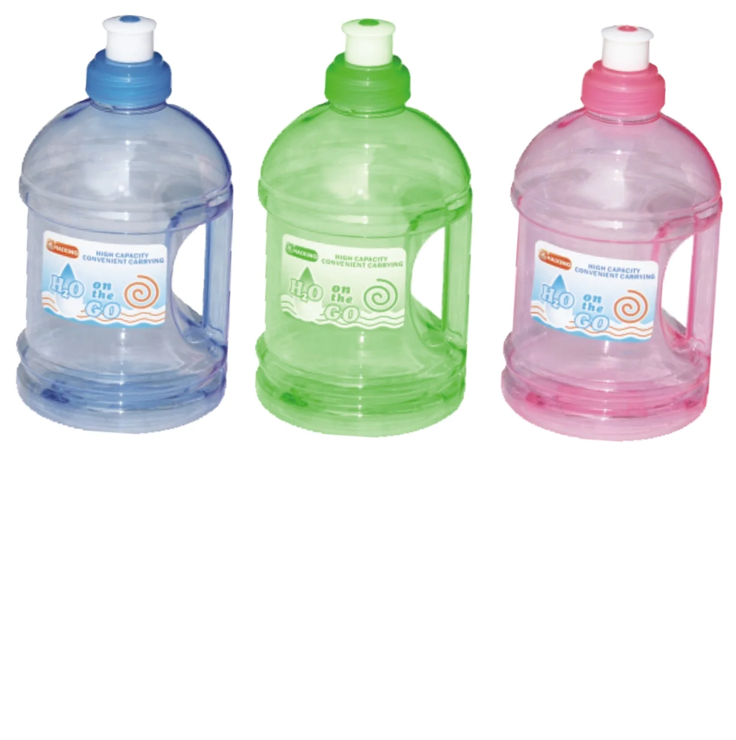 0.5 liter adult exercise running used water bottles kids squeeze bottles PVC plastic water bottles