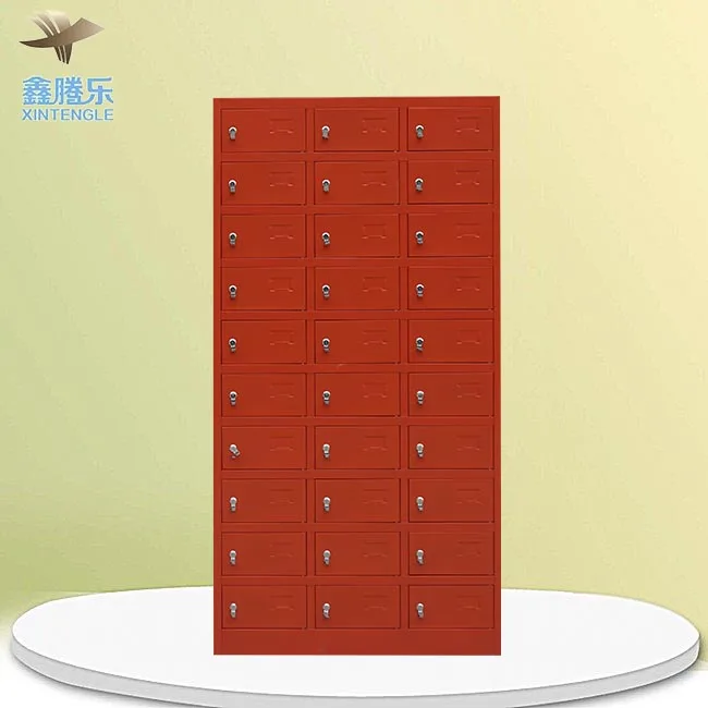 Original Factory Fashion 30-Door Steel Locker Home Bedroom Storage Cabinet with Metal Lock for Home Furniture