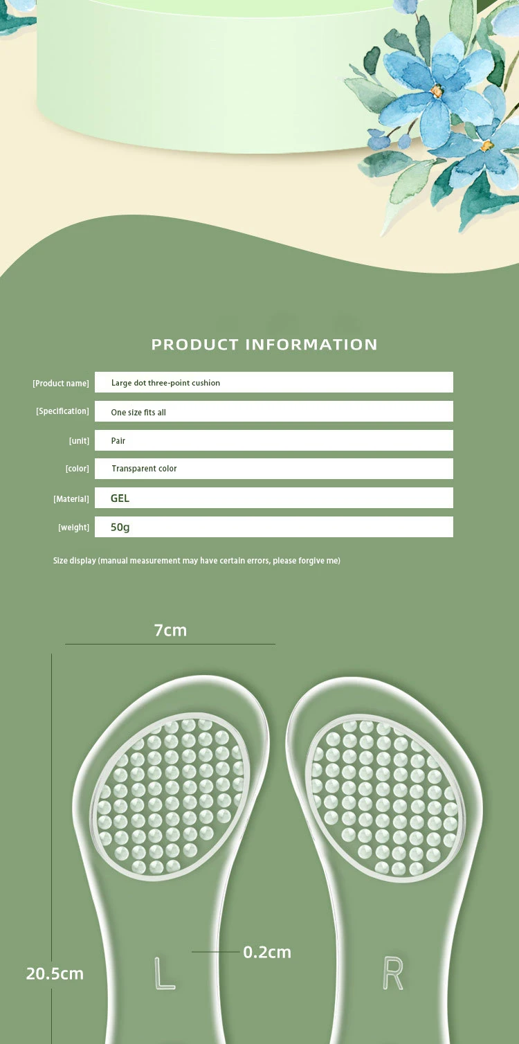 Gel High Heel Insoles Transparent Shock Absorbing Wholesale Gel High Heel Insoles Transparent Shock Absorbing Wholesale