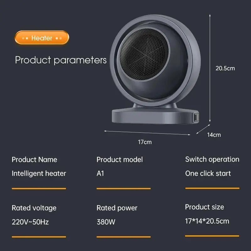 Electric Heater, 380W, Portable - detail 14