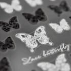 Nail Lace Tomoni Thin Tough 265 Morgana Nail Wrap Day Sticker 5D Nail Wrap Pro Lace Butterfly Sticker